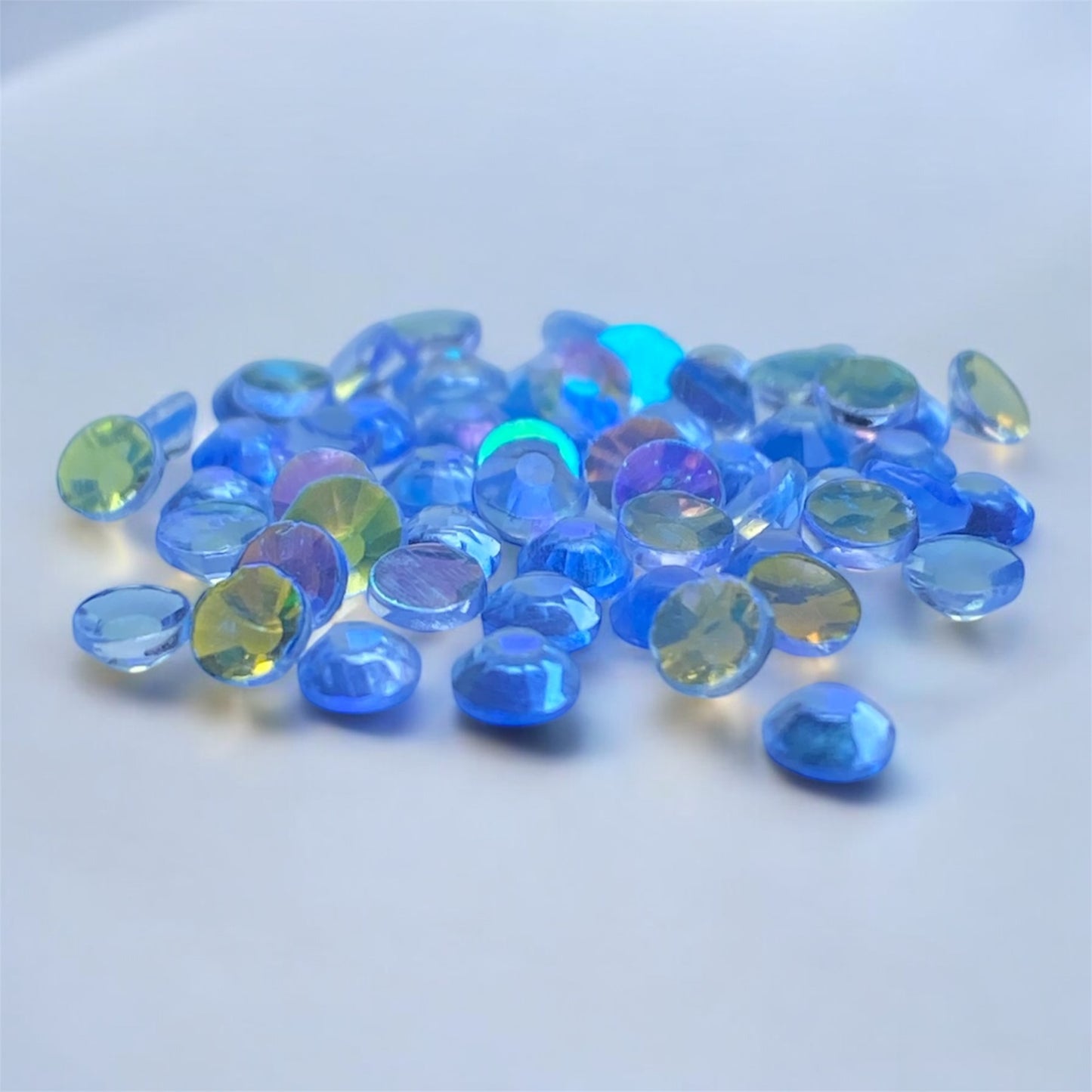 Strass Double Face Aurora Zaffiro AB 100pz