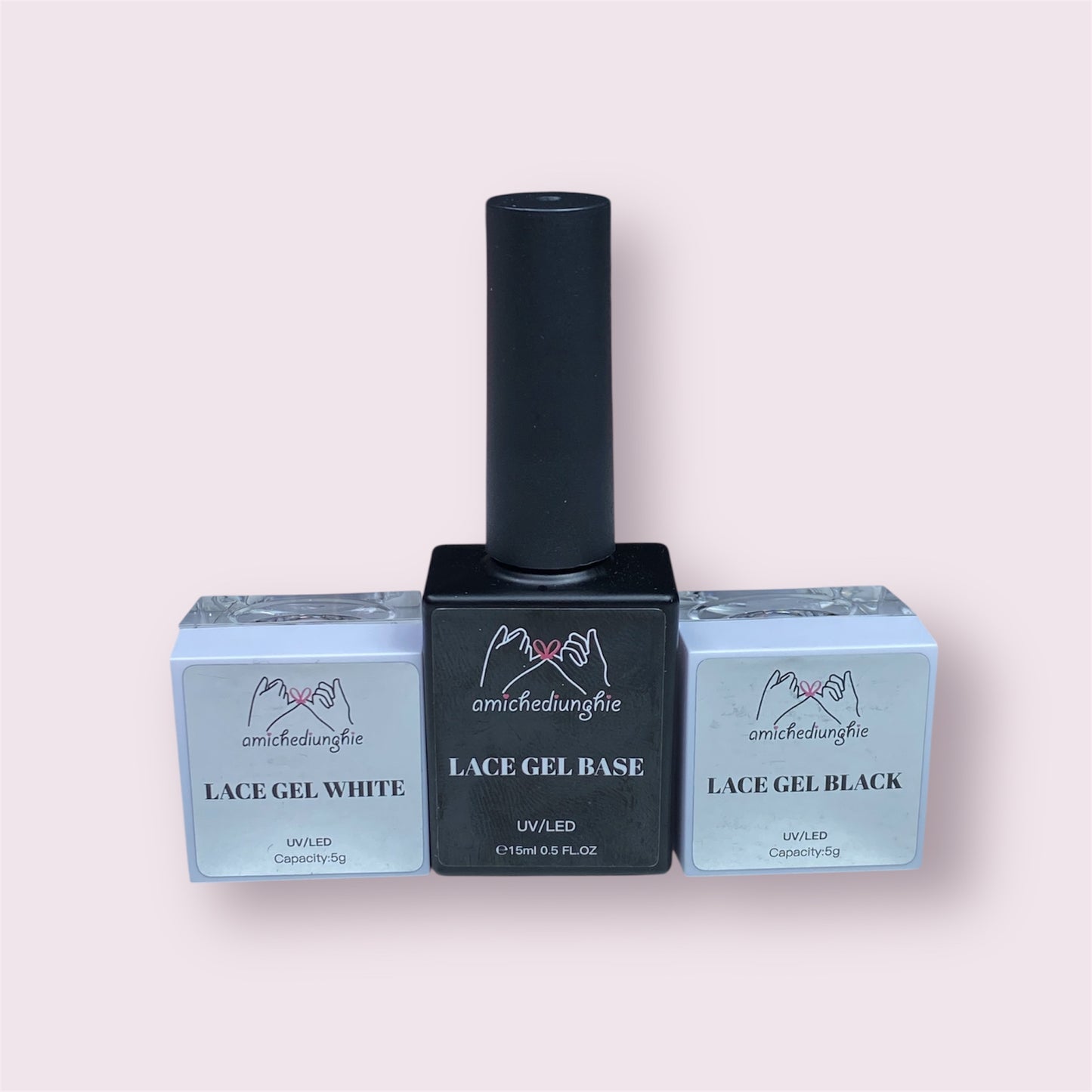 Lace nailart gel effetto pizzo-lace gel- nailart pizzo-