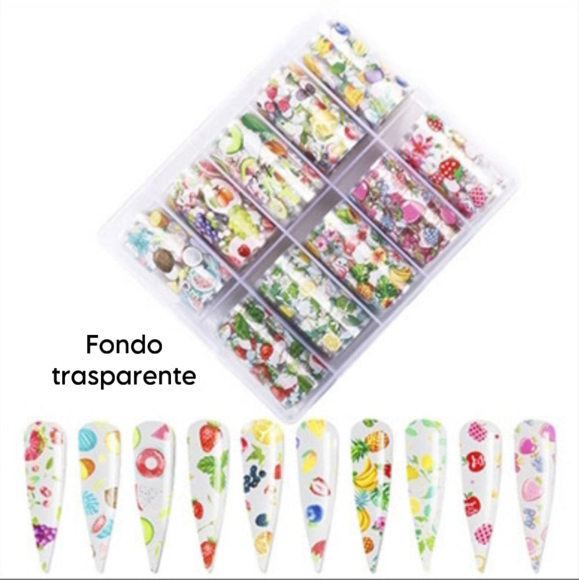 Transfer foil nailart- 33-03