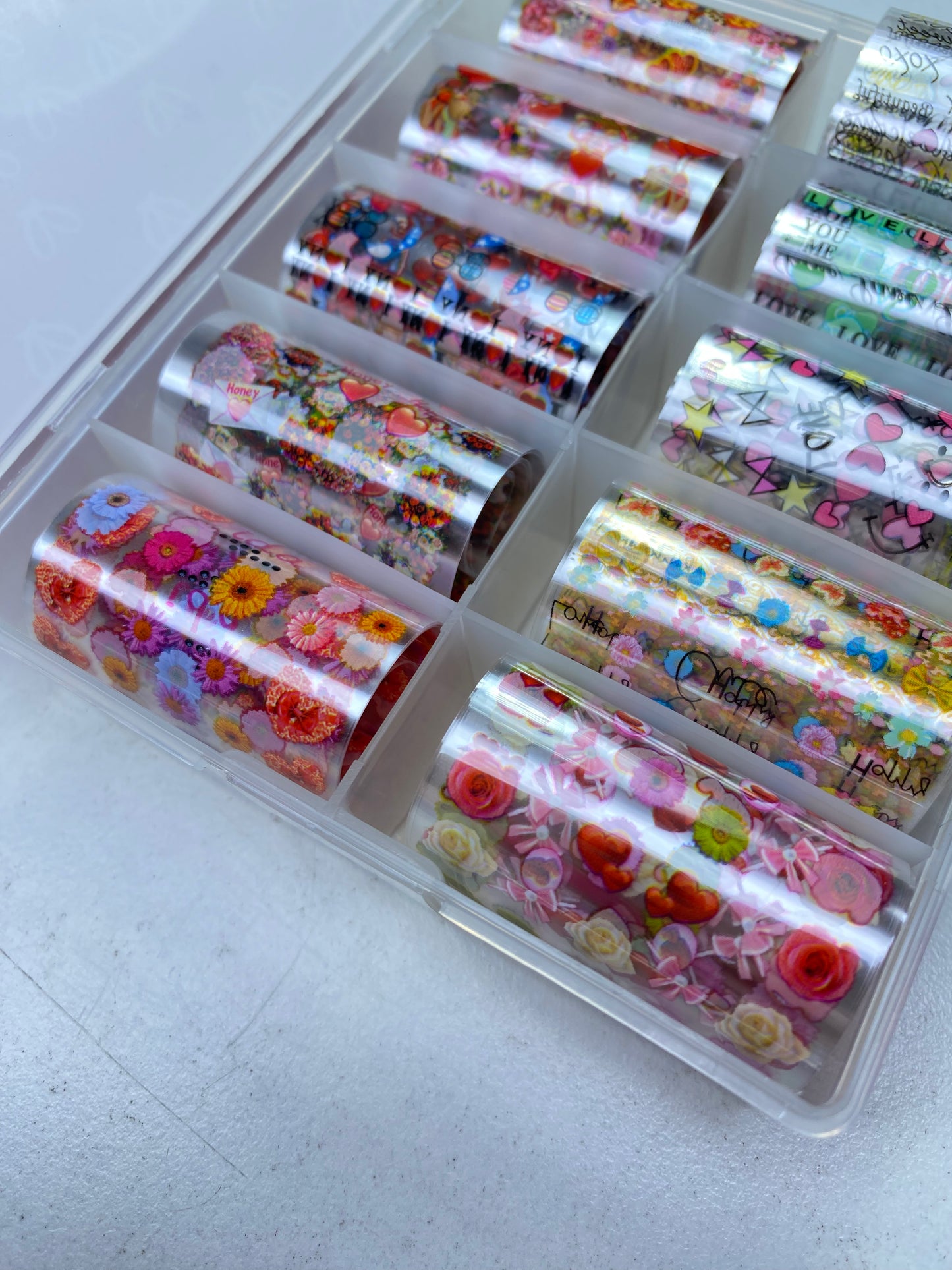 Transfer foil nailart- 12-11