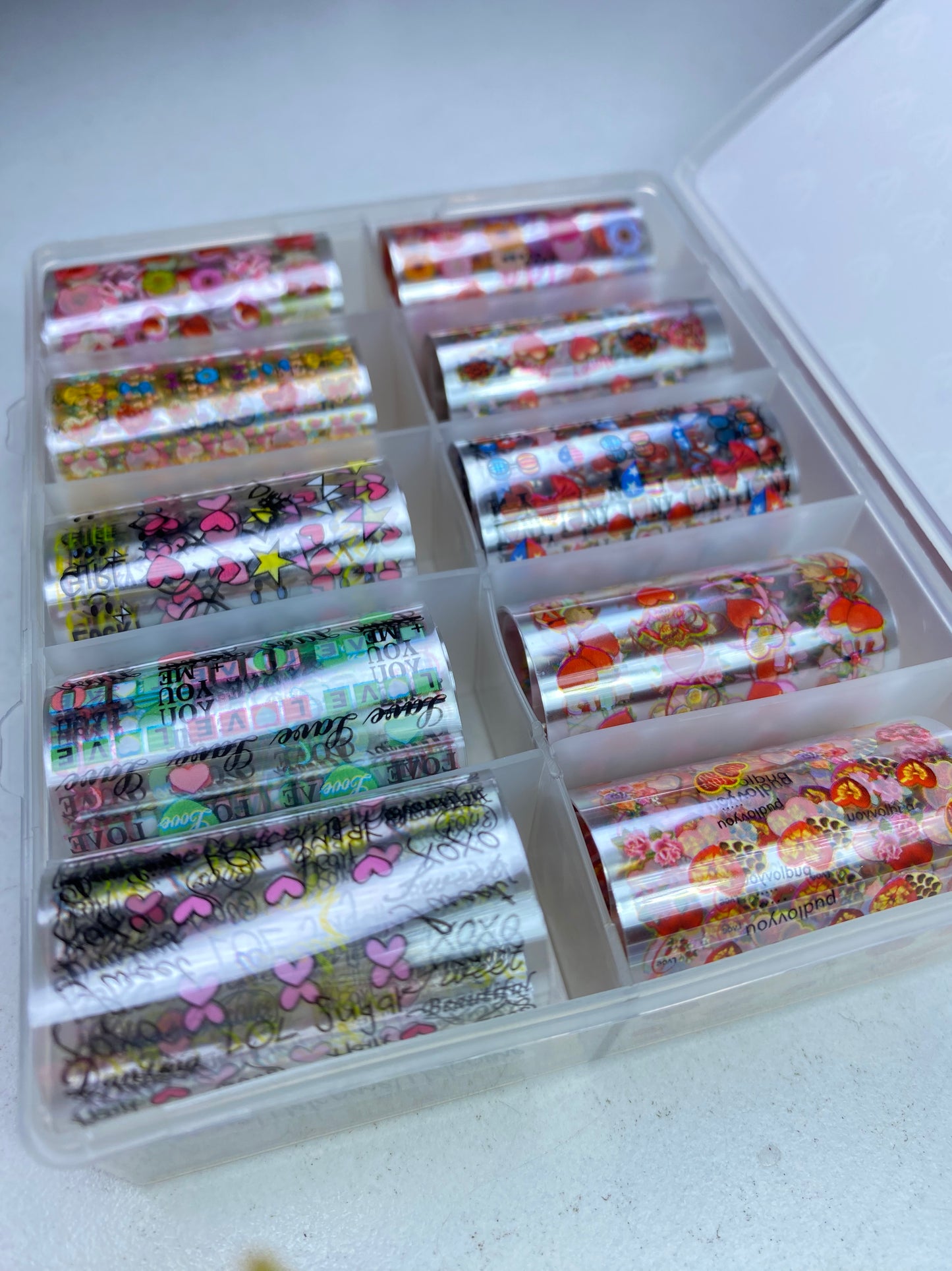 Transfer foil nailart- 12-11