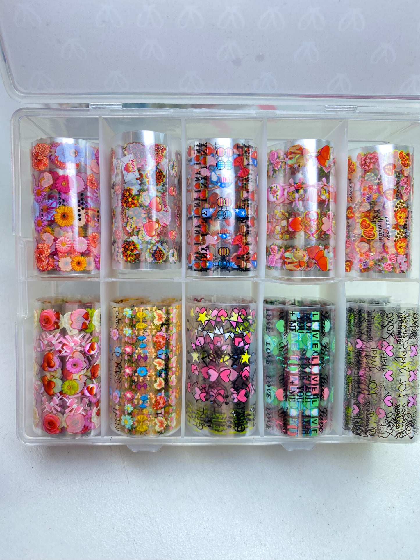 Transfer foil nailart- 12-11
