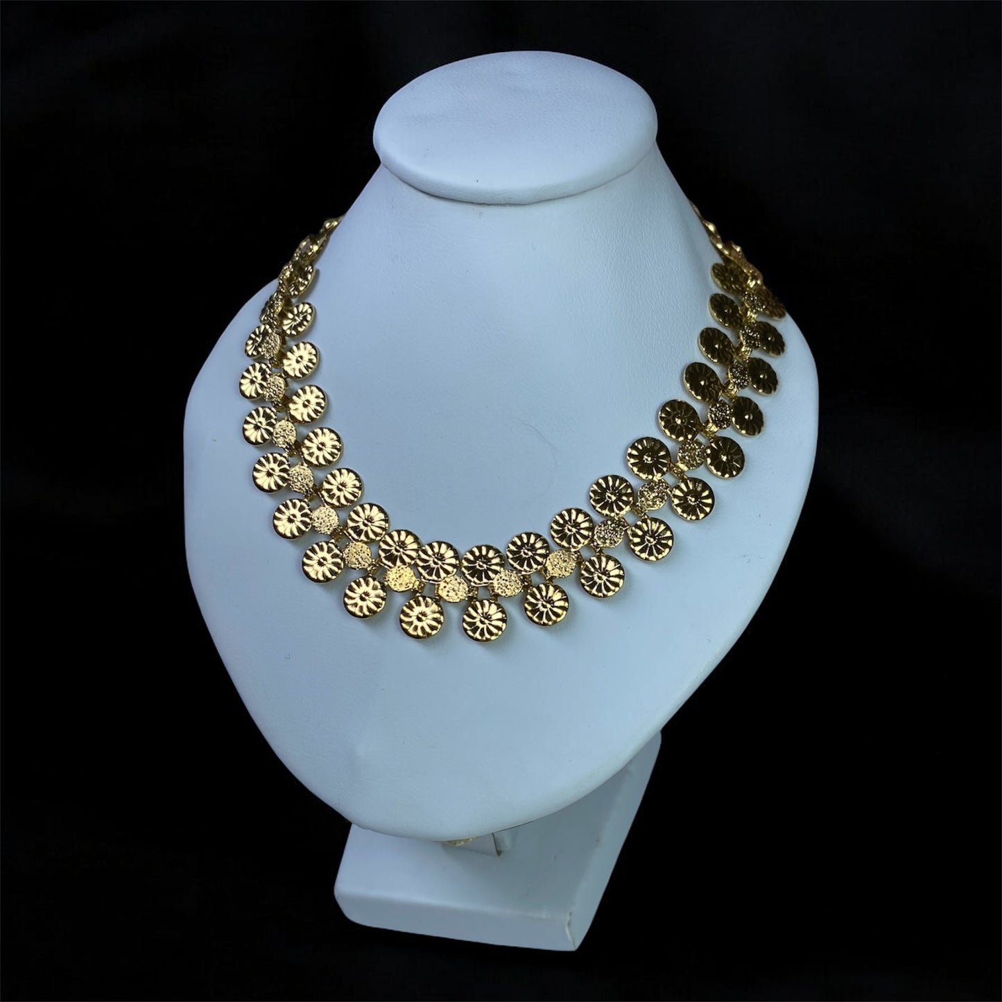 Collana margherita doppia in acciaio stainless