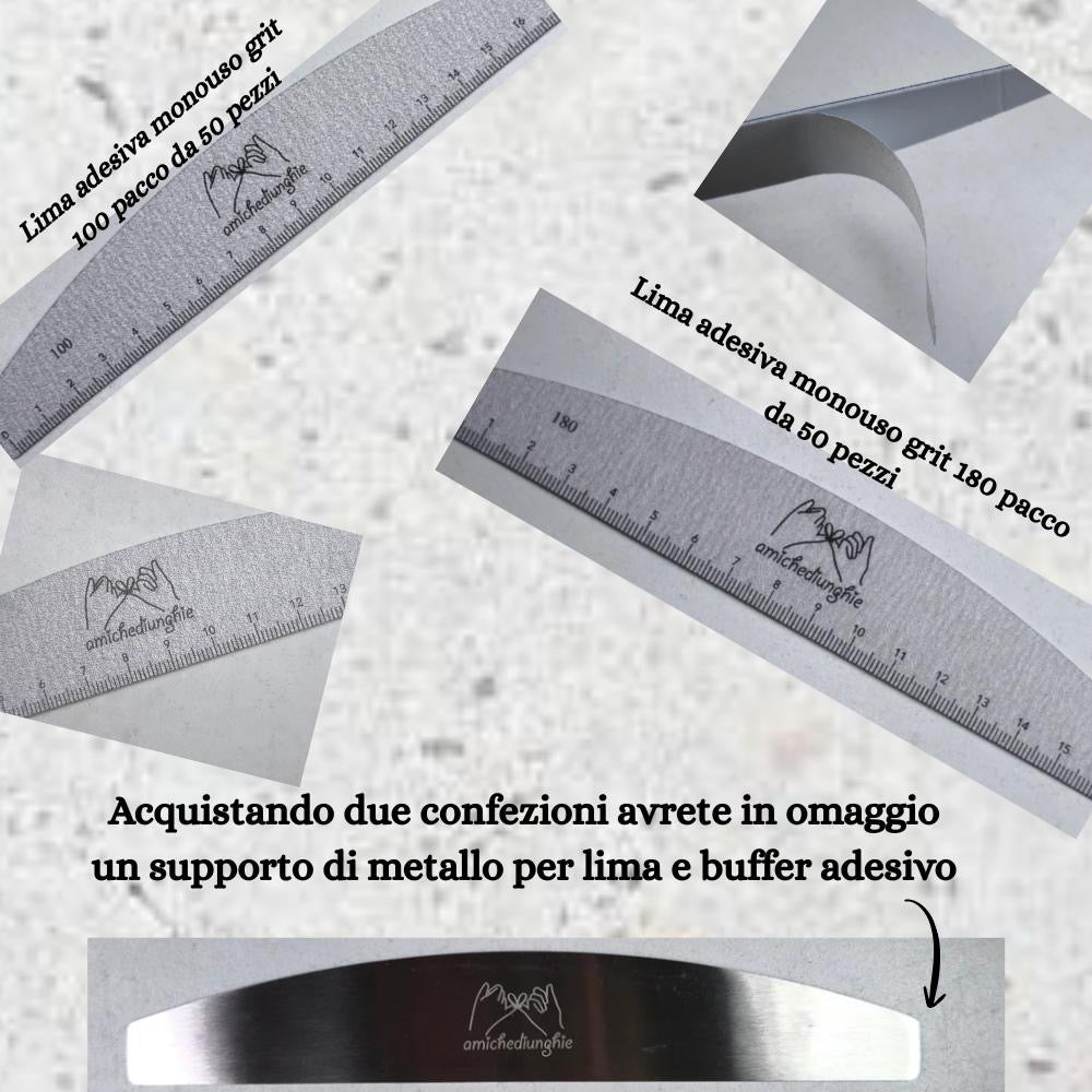 Lima adesiva monouso grit 180 pacco da 50 pezzi