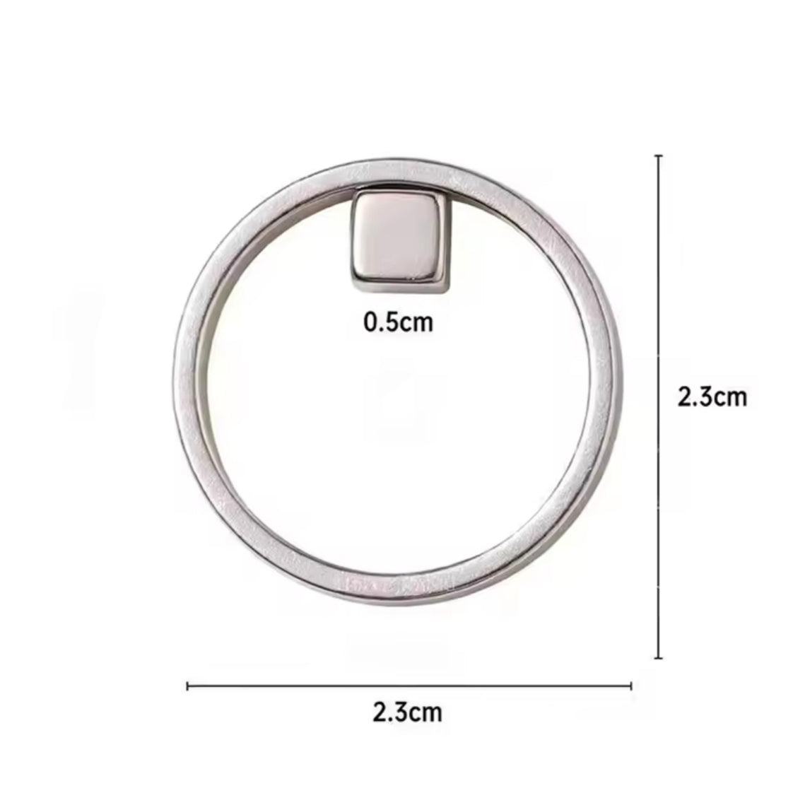 Anello magnetico circolare per effetto occhio di gatto - cateye gel polish calamita rotonda