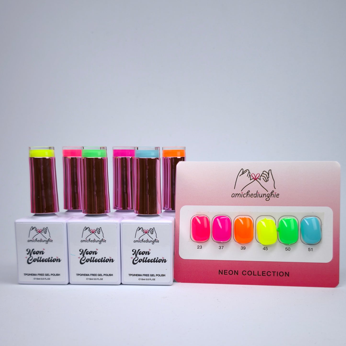 Neon Basic Collection – Gel Semipermanente 6pz. 15 ml.