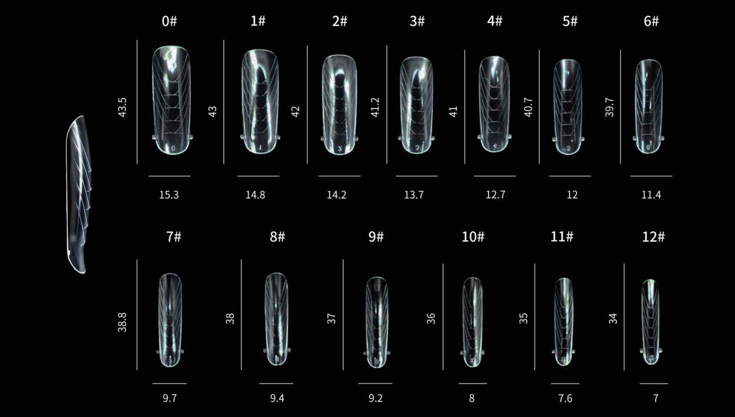 Dualform n105 forma Oval/Square - 12 misure pollice grande