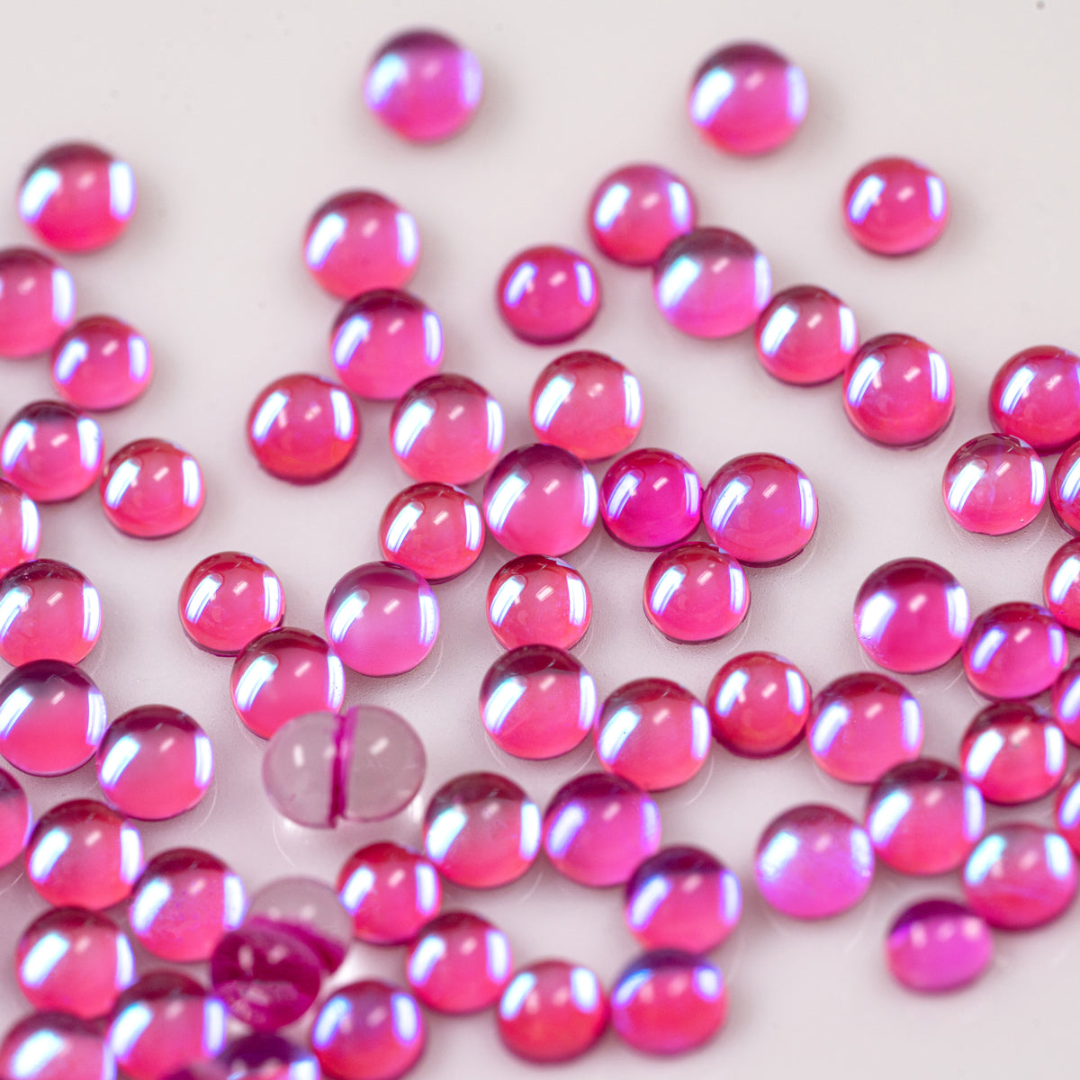 BRILLOVSKY STRASS MEZZA PERLA SIRENA PINK AB 100PZ