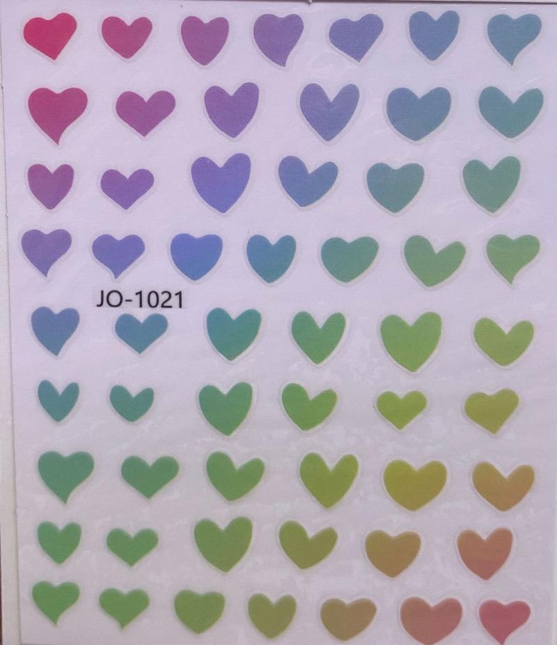 STICKERS ADESIVI NAILART JO1021