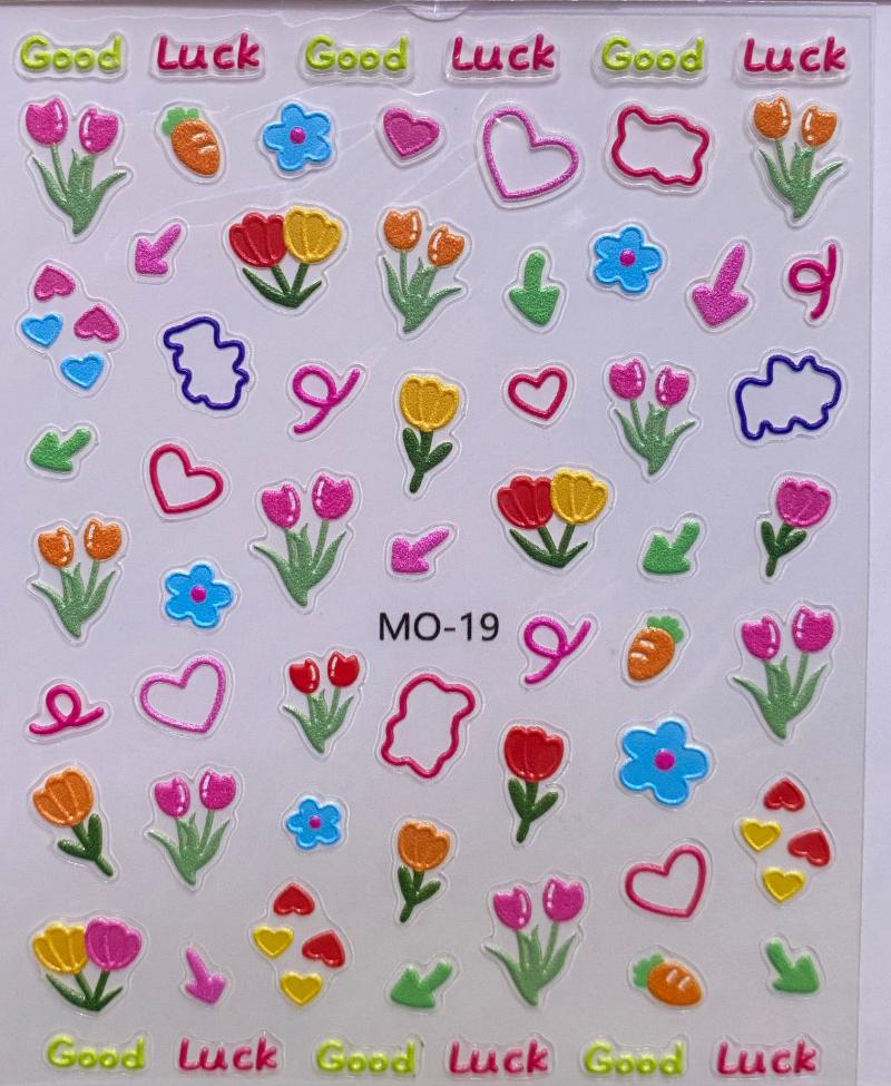 STICKERS ADESIVI NAILART MO-19