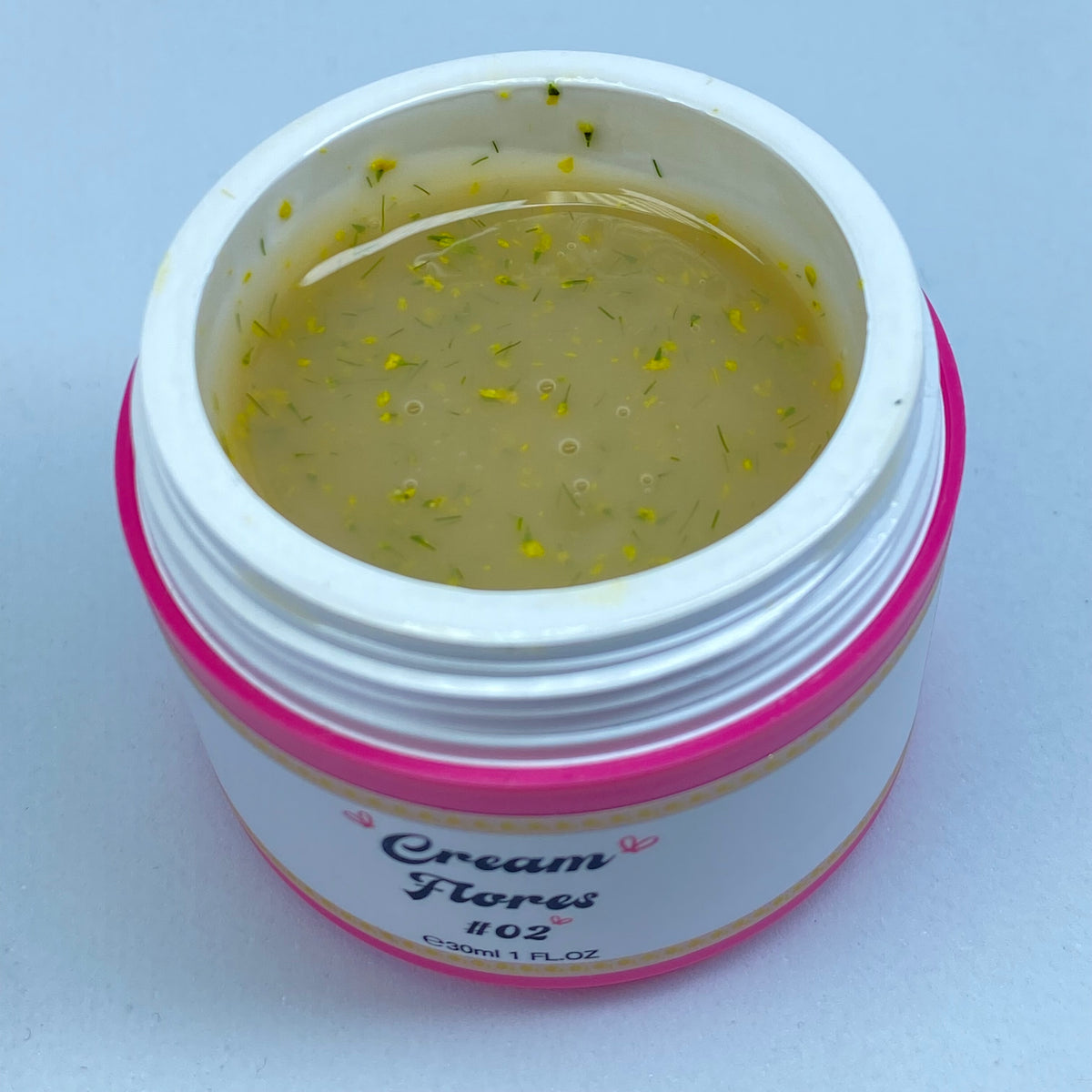 Cream Flores #02 Builder Gel Fantasy | Gel costruttore con fiori secchi 30ml