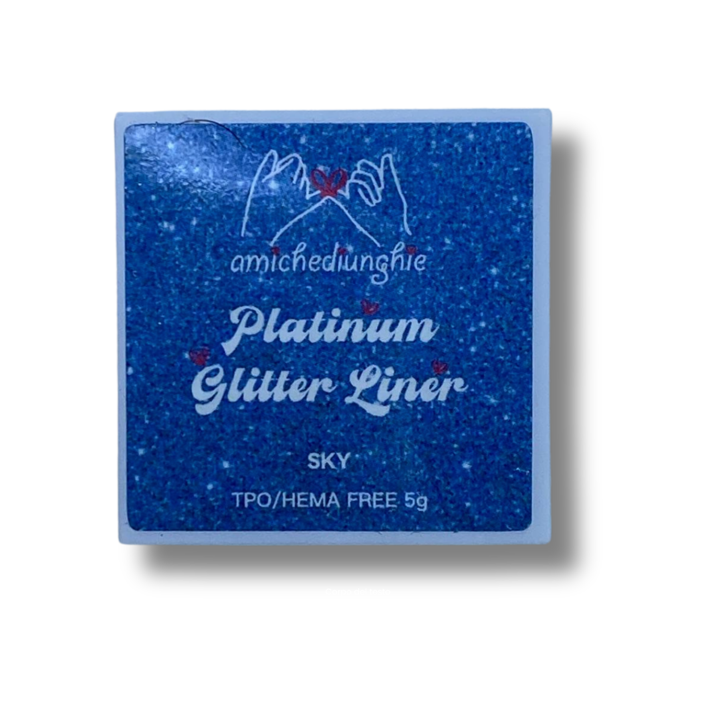 Platinum glitter gel liner Sky