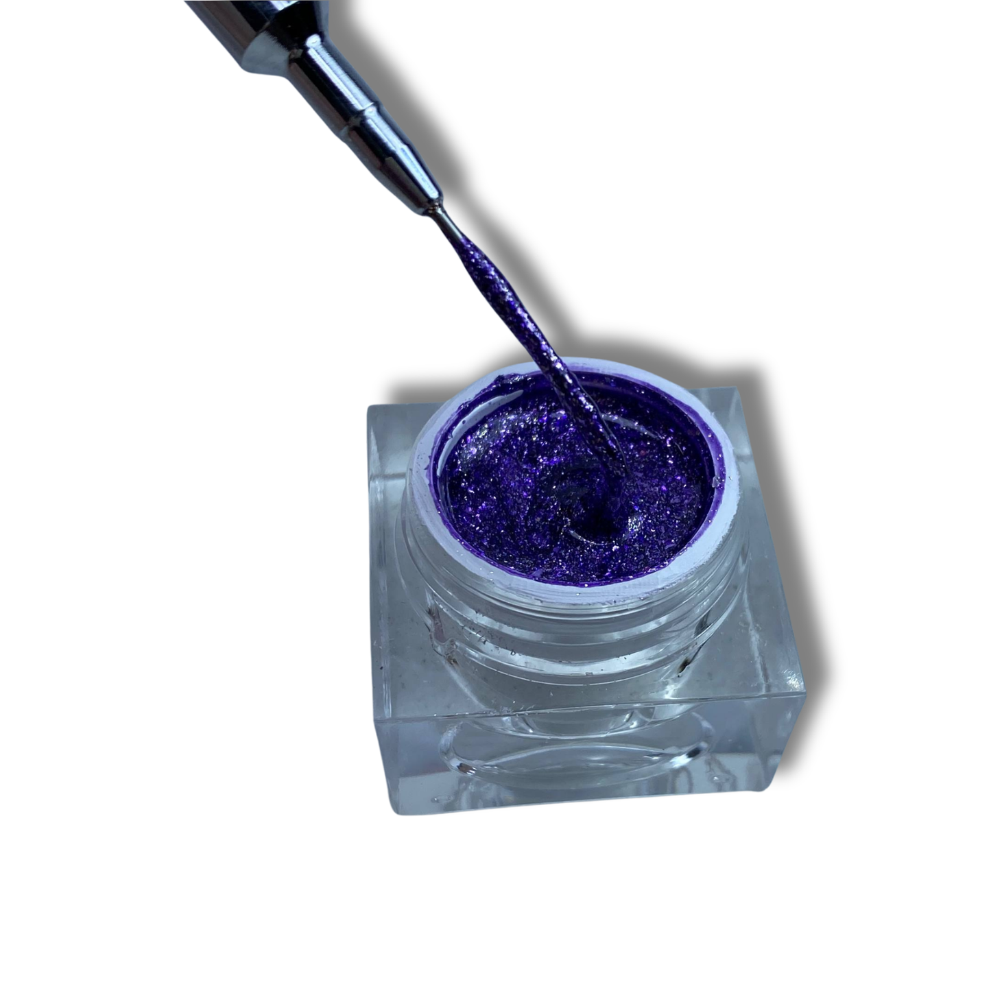 Platinum glitter gel liner Violet