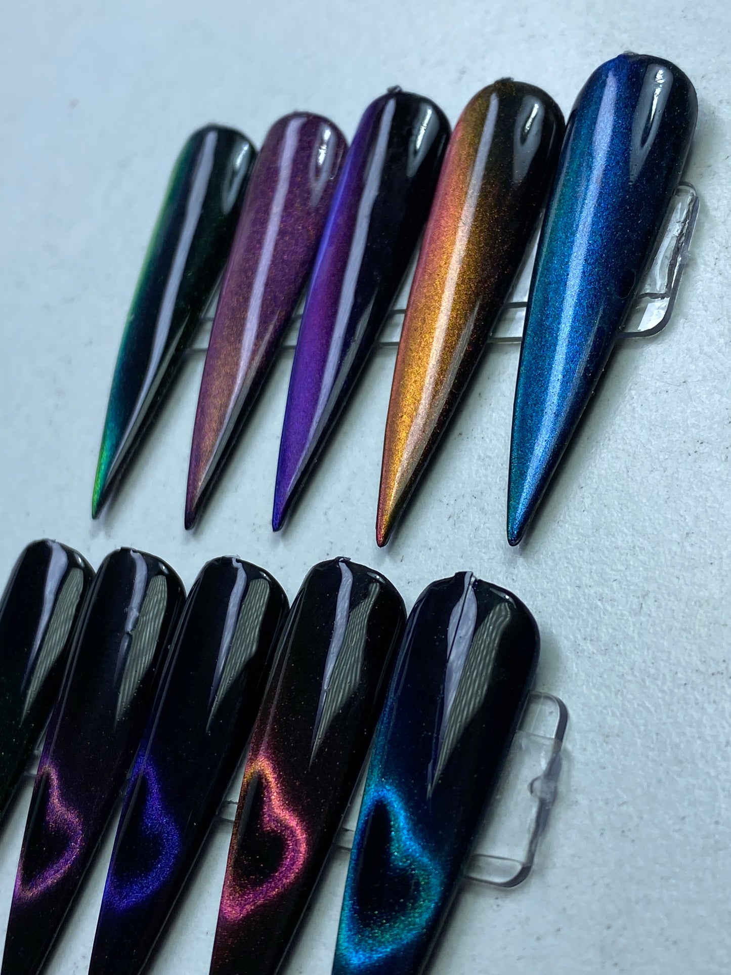 Galaxy 10D Collection 5pz- CatEye 10D gel polish- gel magnetico multicolore