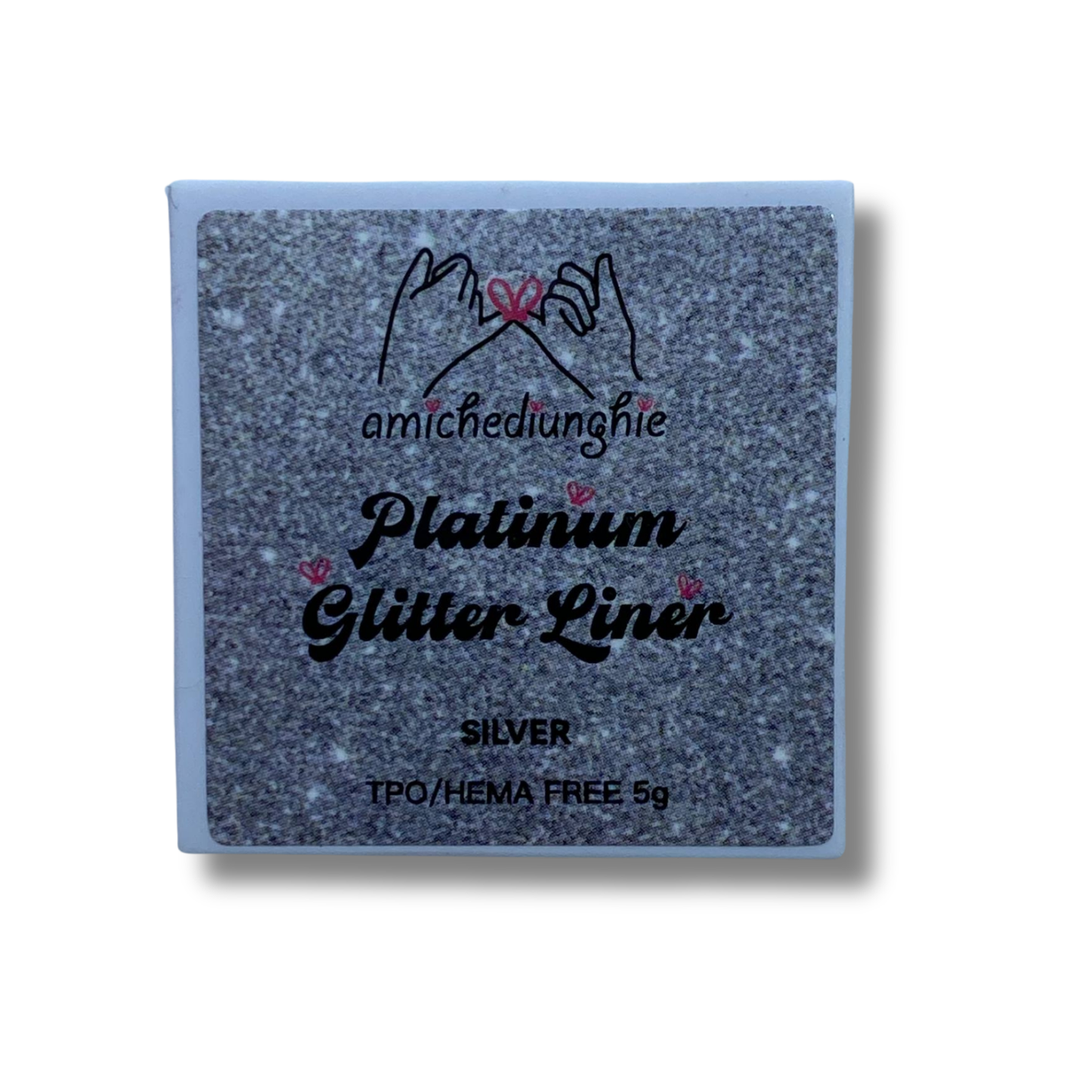 Platinum Glitter Gel Silver 5gr