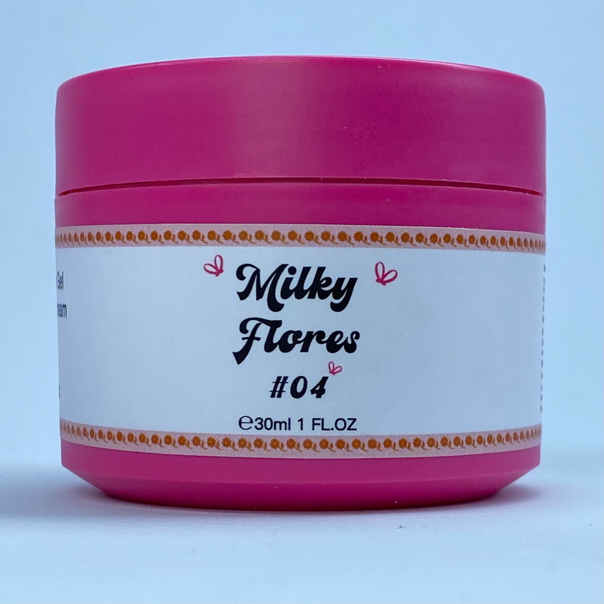 Milky Flores #04 Builder Gel Fantasy | Gel costruttore lattiginoso con fiori secchi 30ml