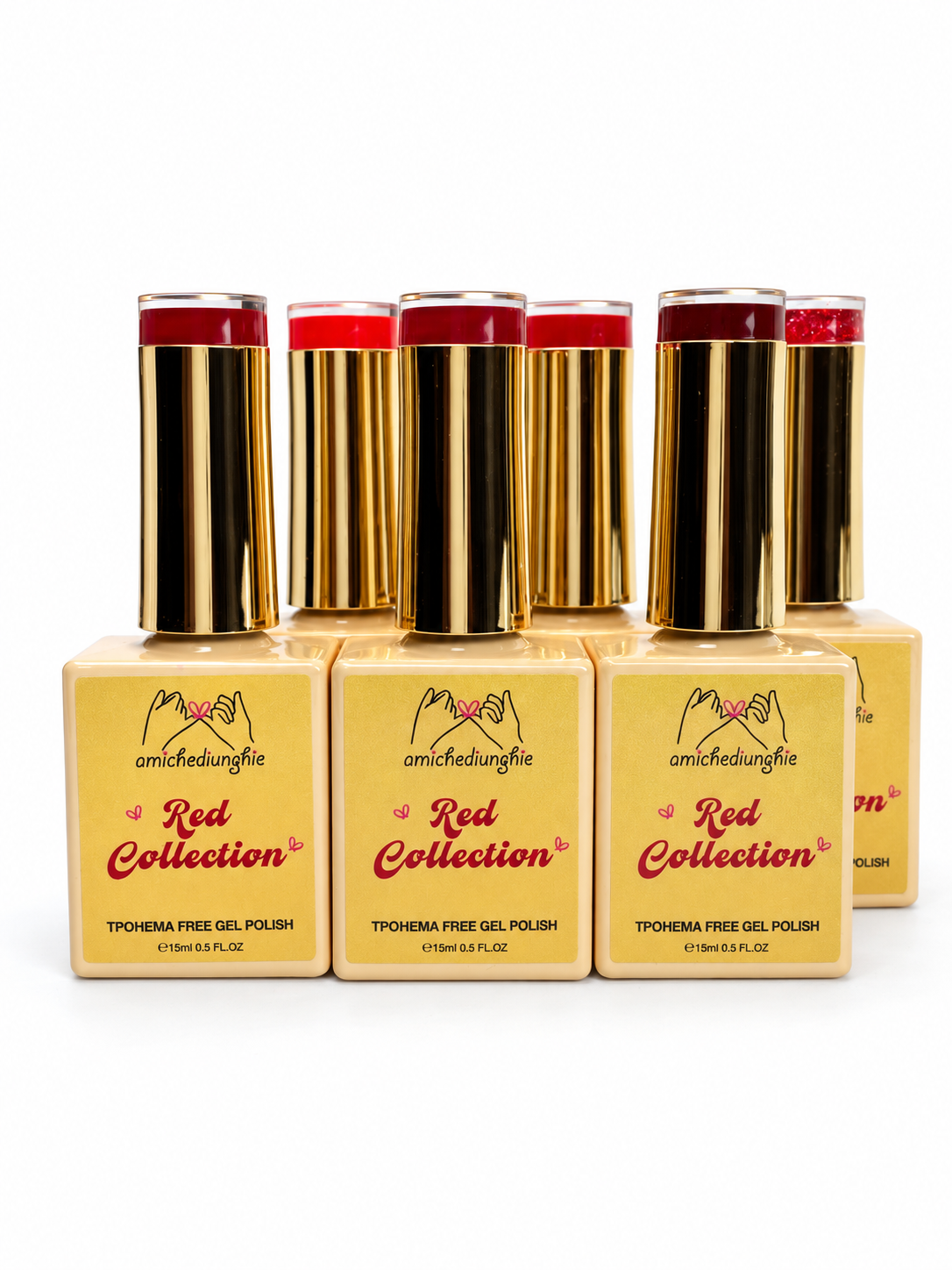 Red Collection - Gel Semipermanente 6x15ml