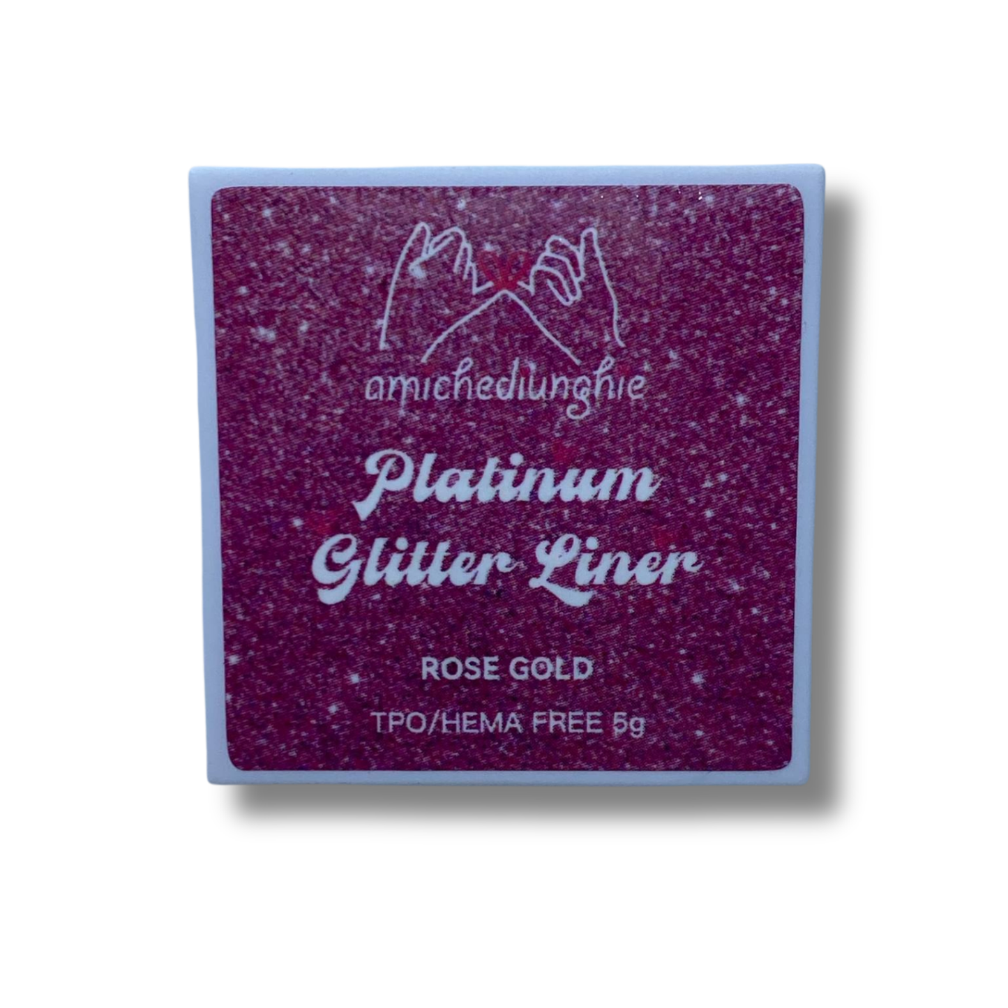 Platinum Glitter Gel Rose Gold 5gr