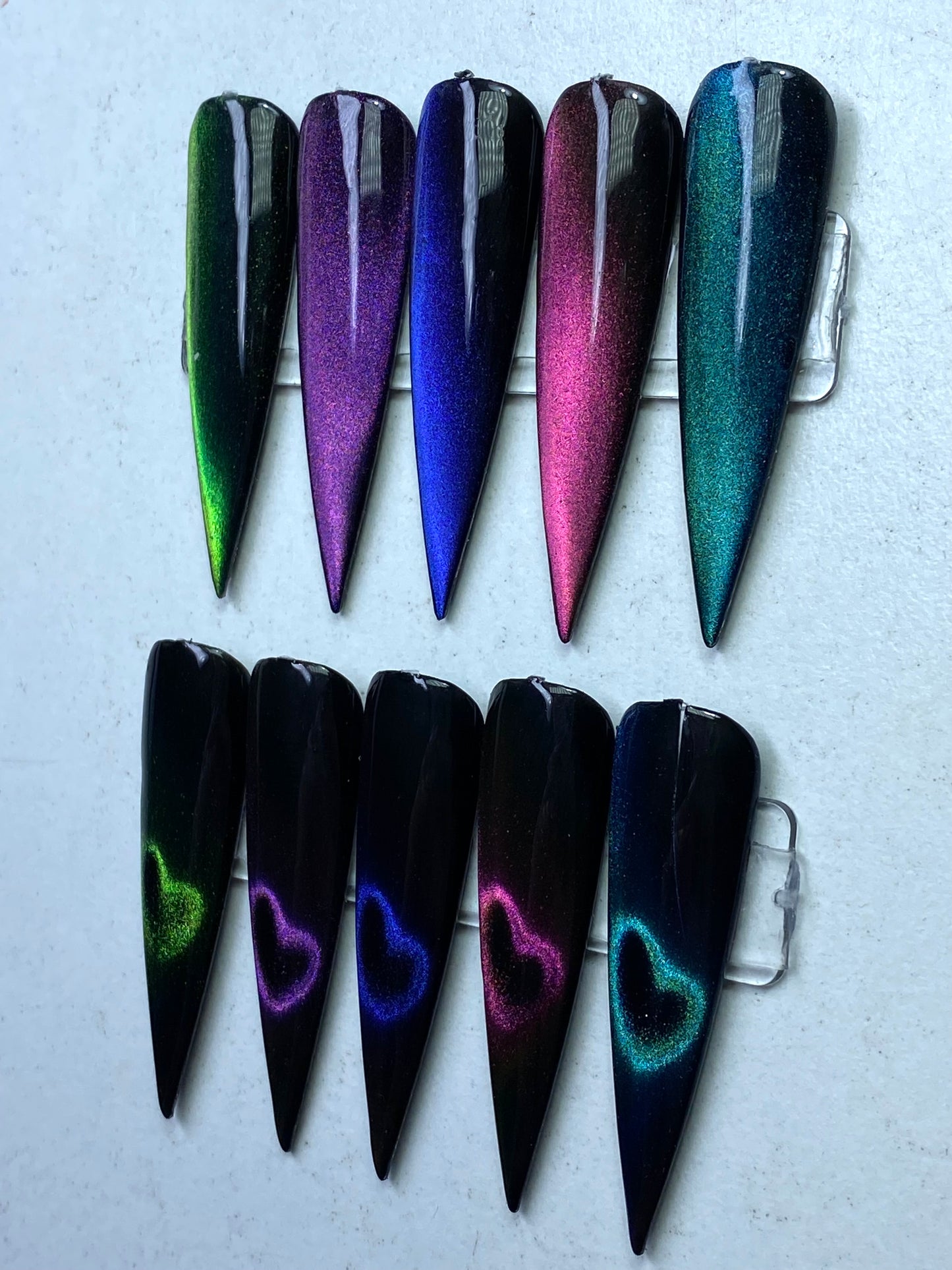 Galaxy 10D Collection 5pz- CatEye 10D gel polish- gel magnetico multicolore
