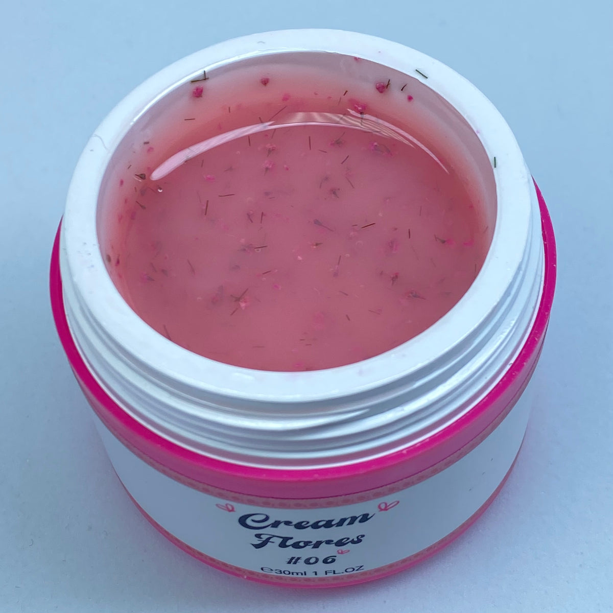 Cream Flores #06 Builder Gel Fantasy | Gel costruttore con fiori secchi 30ml