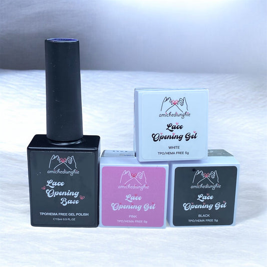 Opening Lace nailart gel - scritte sulle unghie - effetto pizzo-lace gel- nailart pizzo