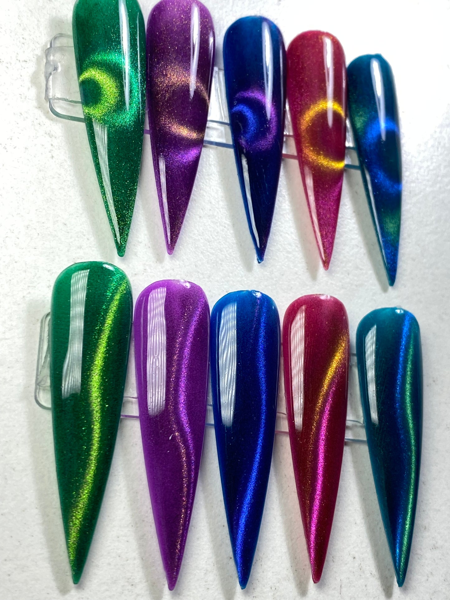 Galaxy 10D Collection 5pz- CatEye 10D gel polish- gel magnetico multicolore