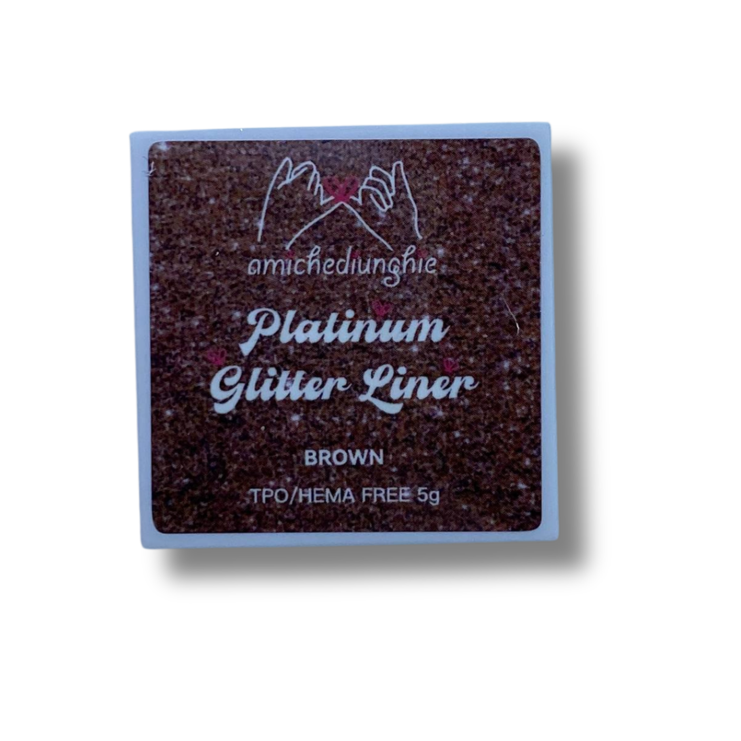 Platinum glitter gel liner Brown