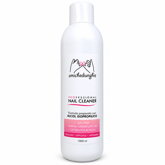 ADU Cleaner 1000ml alcol isopropilico - preparatore deidratante per unghia naturale - liquido per acrygel