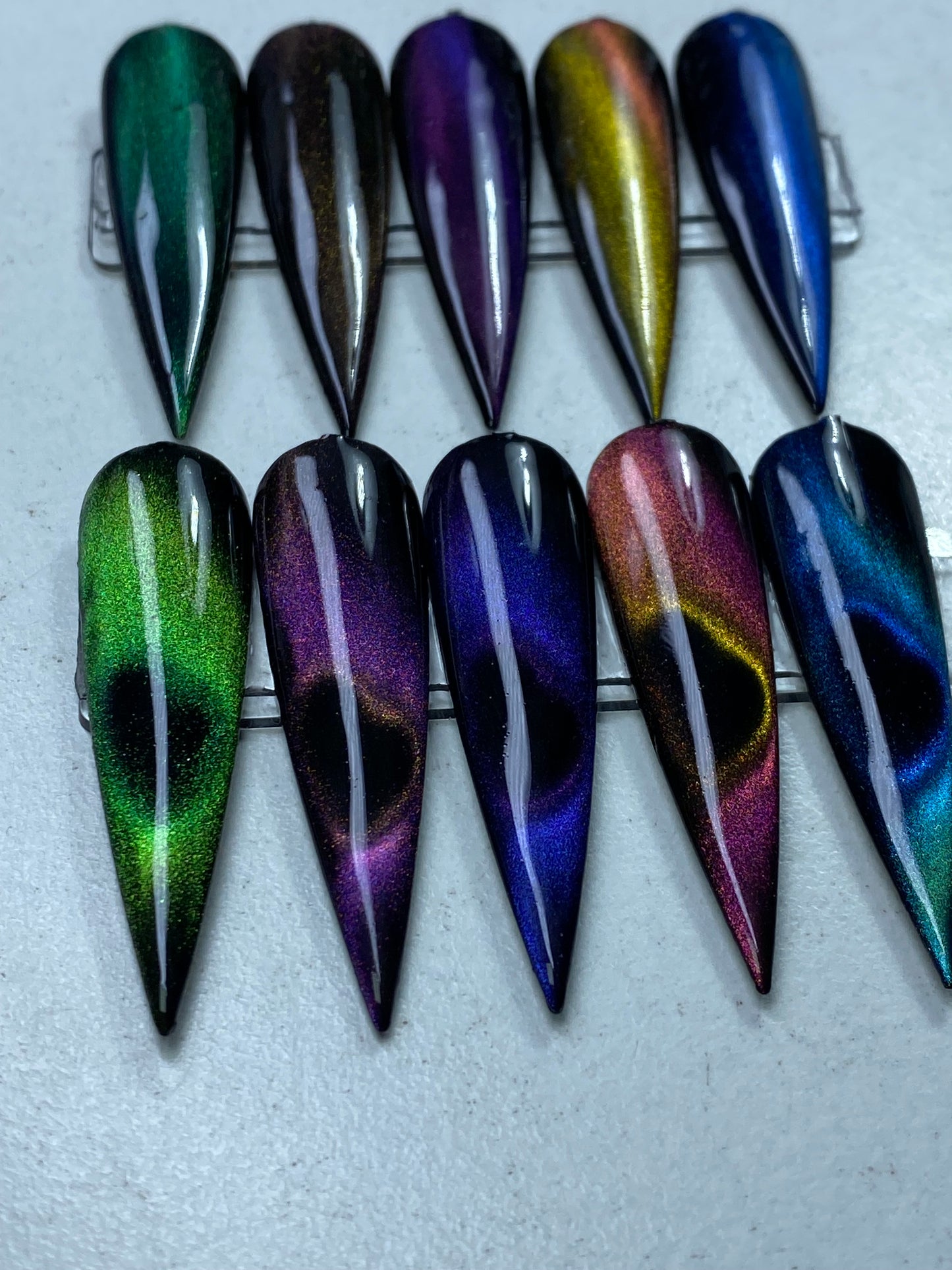Galaxy 10D Collection 5pz- CatEye 10D gel polish- gel magnetico multicolore