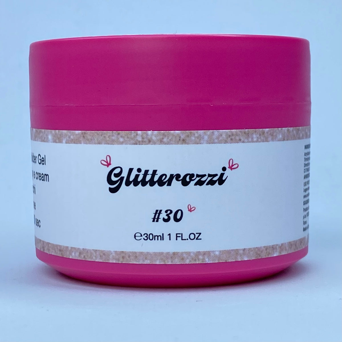 Glitterozzi #30 Builder Gel Fantasy | Gel costruttore autolivellante glitter di diverse dimensioni 30ml