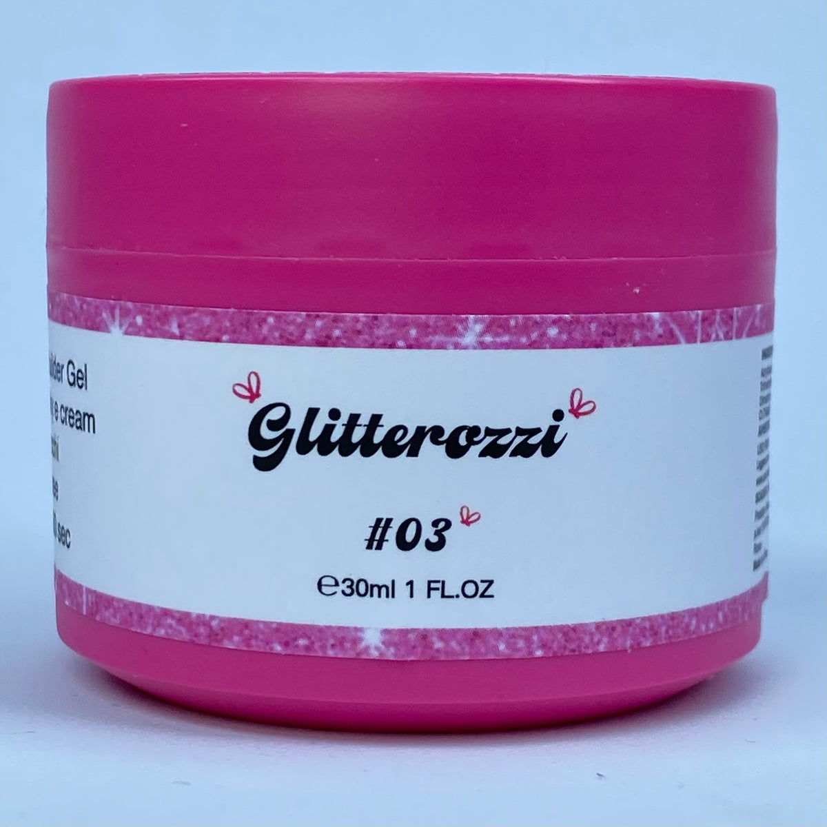 Glitterozzi #03 Builder Gel Fantasy | Gel costruttore autolivellante glitter di diverse dimensioni 30ml
