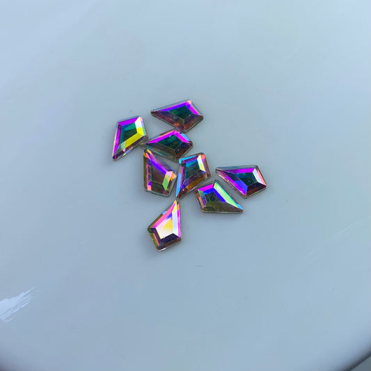 Strass Aquilone clear AB 15pz