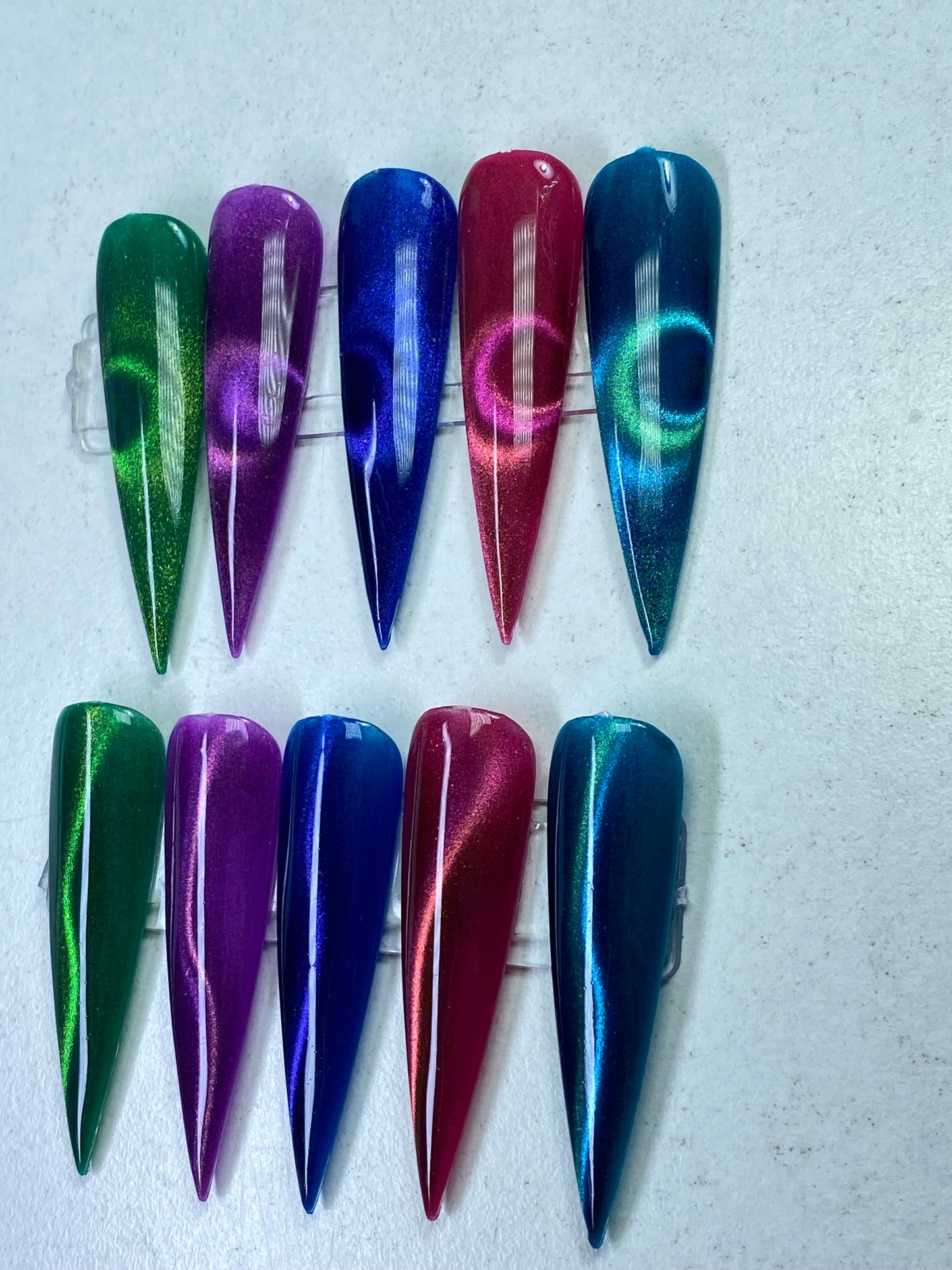 Galaxy 10D Collection 5pz- CatEye 10D gel polish- gel magnetico multicolore