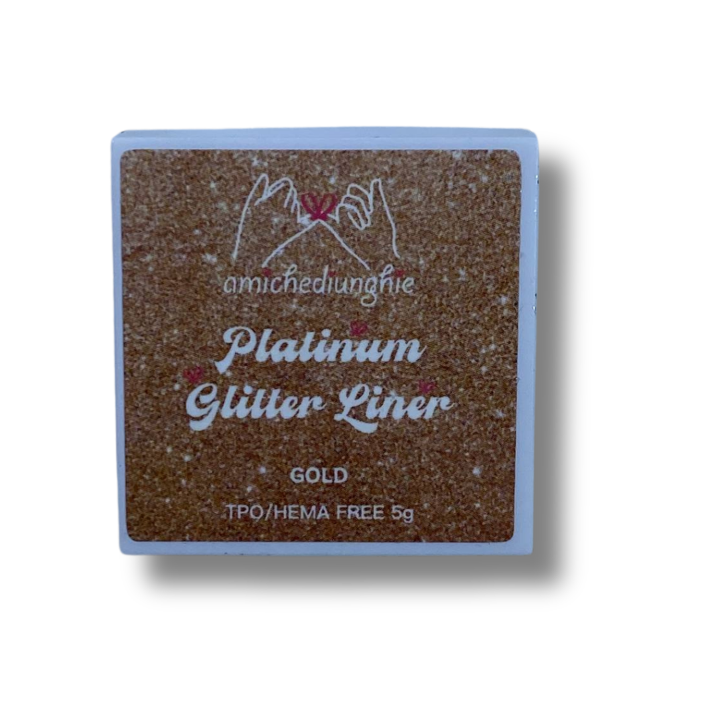 Platinum Glitter Gel Gold 5gr