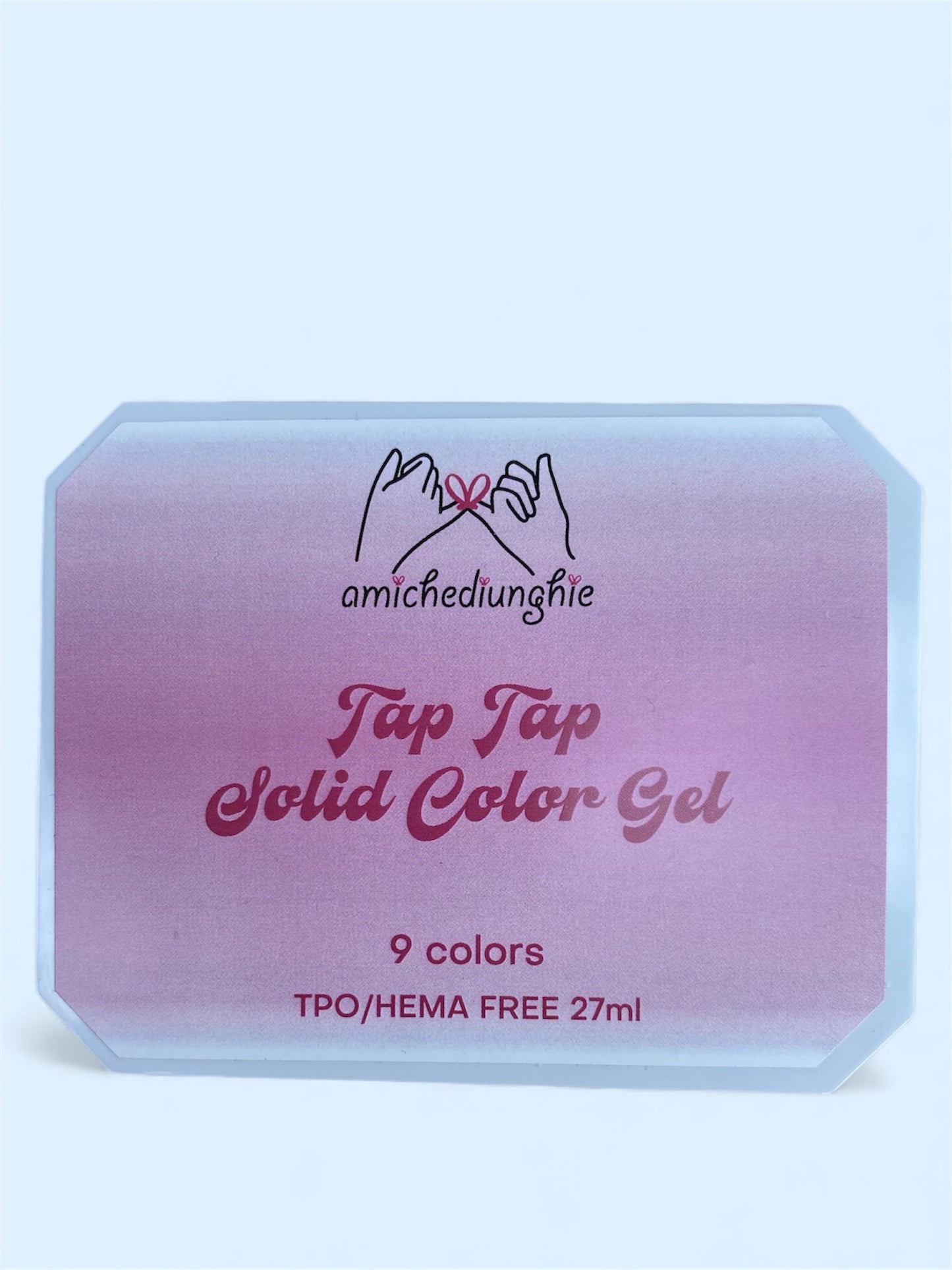 Tap Tap Solid Color Gel - tavolozza con 9 colori gel color solidi - 27ml gel solido