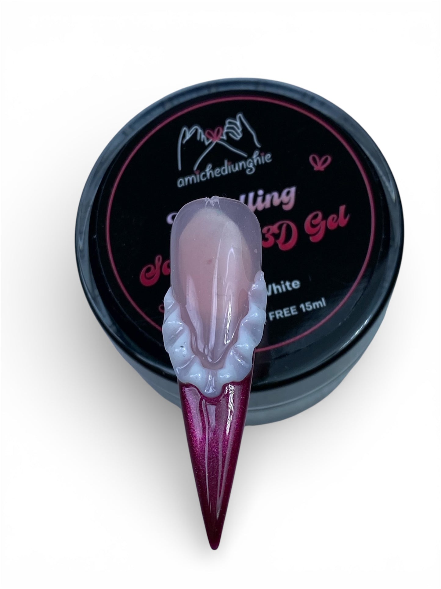 Sculpting Modelling 3D gel white milk - sculpting gel - gel solido modellante 3D milky white