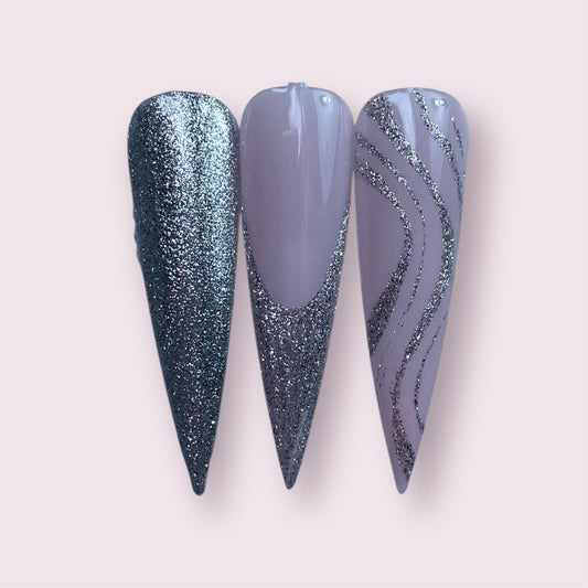 Platinum Glitter Gel Silver 5gr