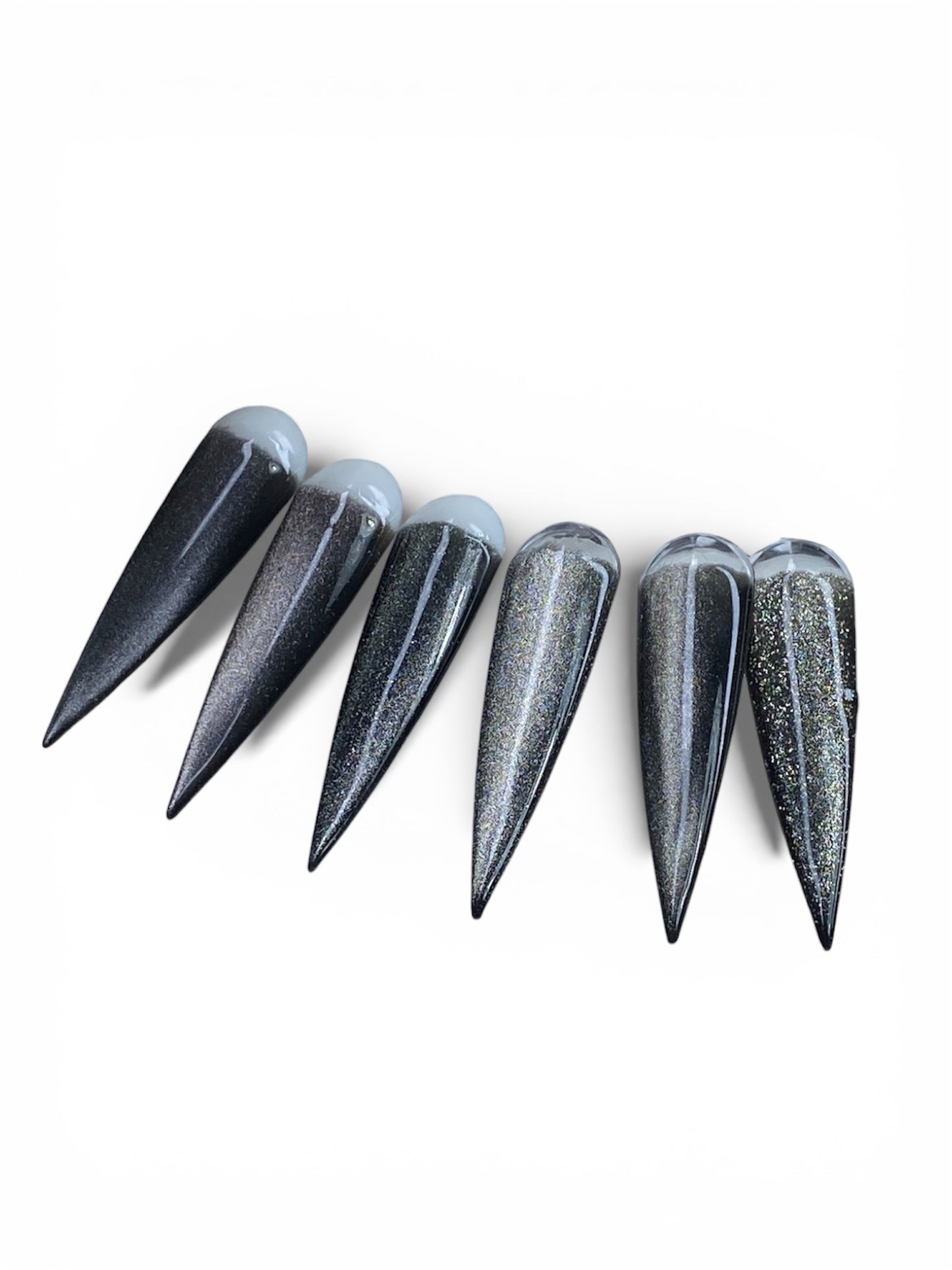 Black Obsidian cateye collection - 6pz semipermanente magnetico 15ml