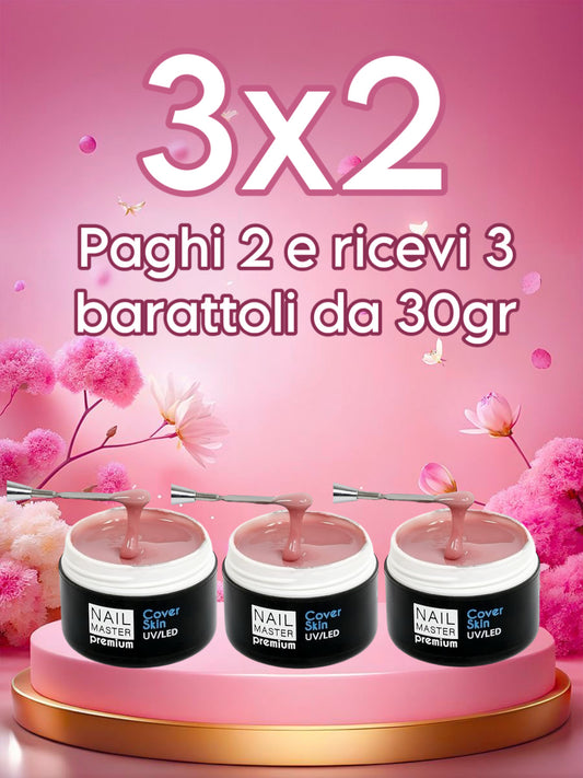 3x2 Cover Skin Gel da 30gr - master premium gel cover skin 30gr