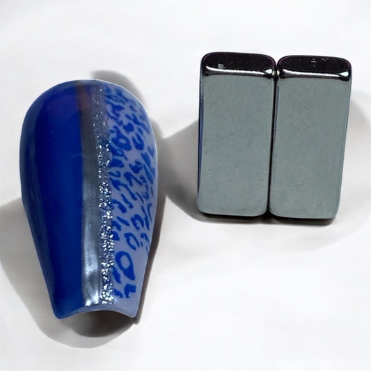 Calamita rettangolo piccola 2pz - magnete per gel CatEye magnetico 15x8x5mm