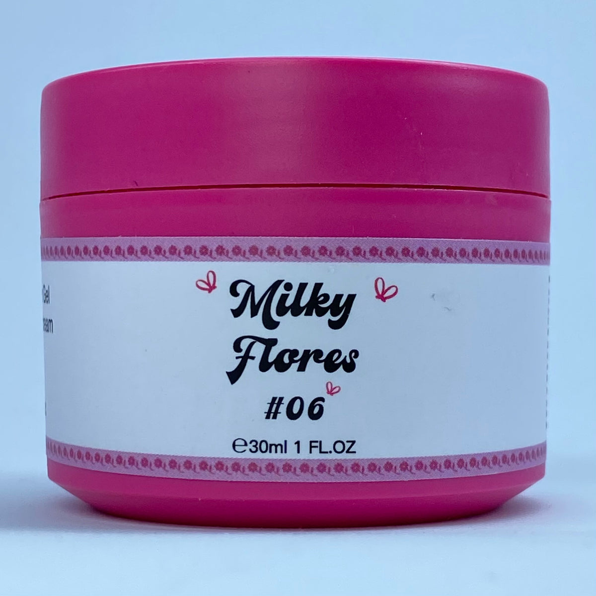 Milky Flores #06 Builder Gel Fantasy | Gel costruttore lattiginoso con fiori secchi 30ml