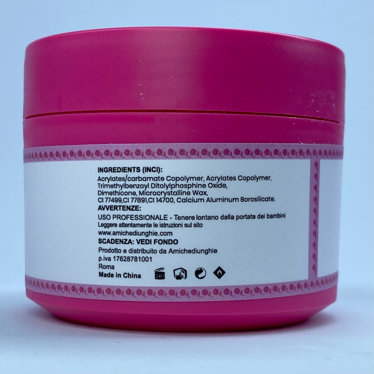 Milky Flores #01 Builder Gel Fantasy | Gel costruttore lattiginoso con fiori secchi 30ml
