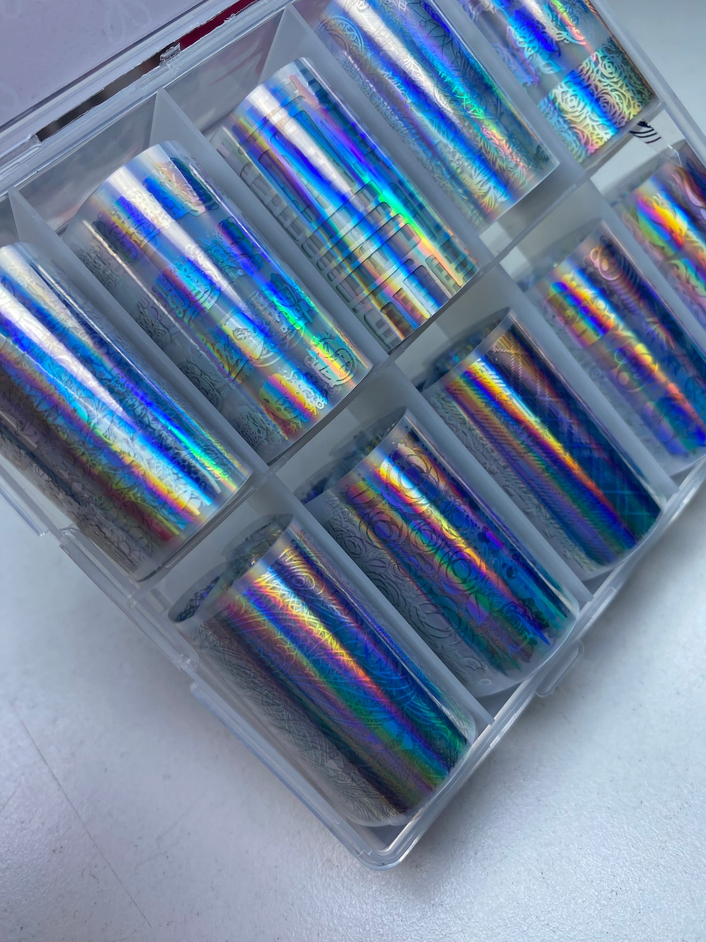 Transfer foil nailart - 10-04