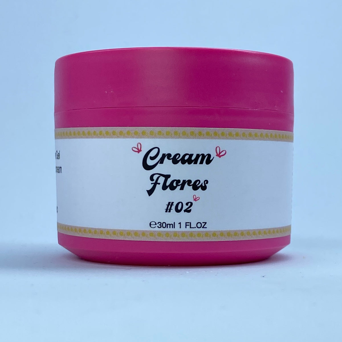 Cream Flores #02 Builder Gel Fantasy | Gel costruttore con fiori secchi 30ml