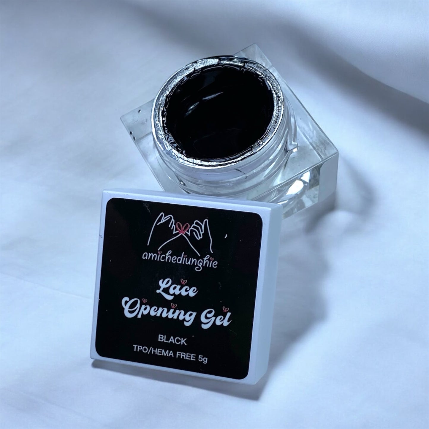 Opening Lace nailart gel - scritte sulle unghie - effetto pizzo-lace gel- nailart pizzo