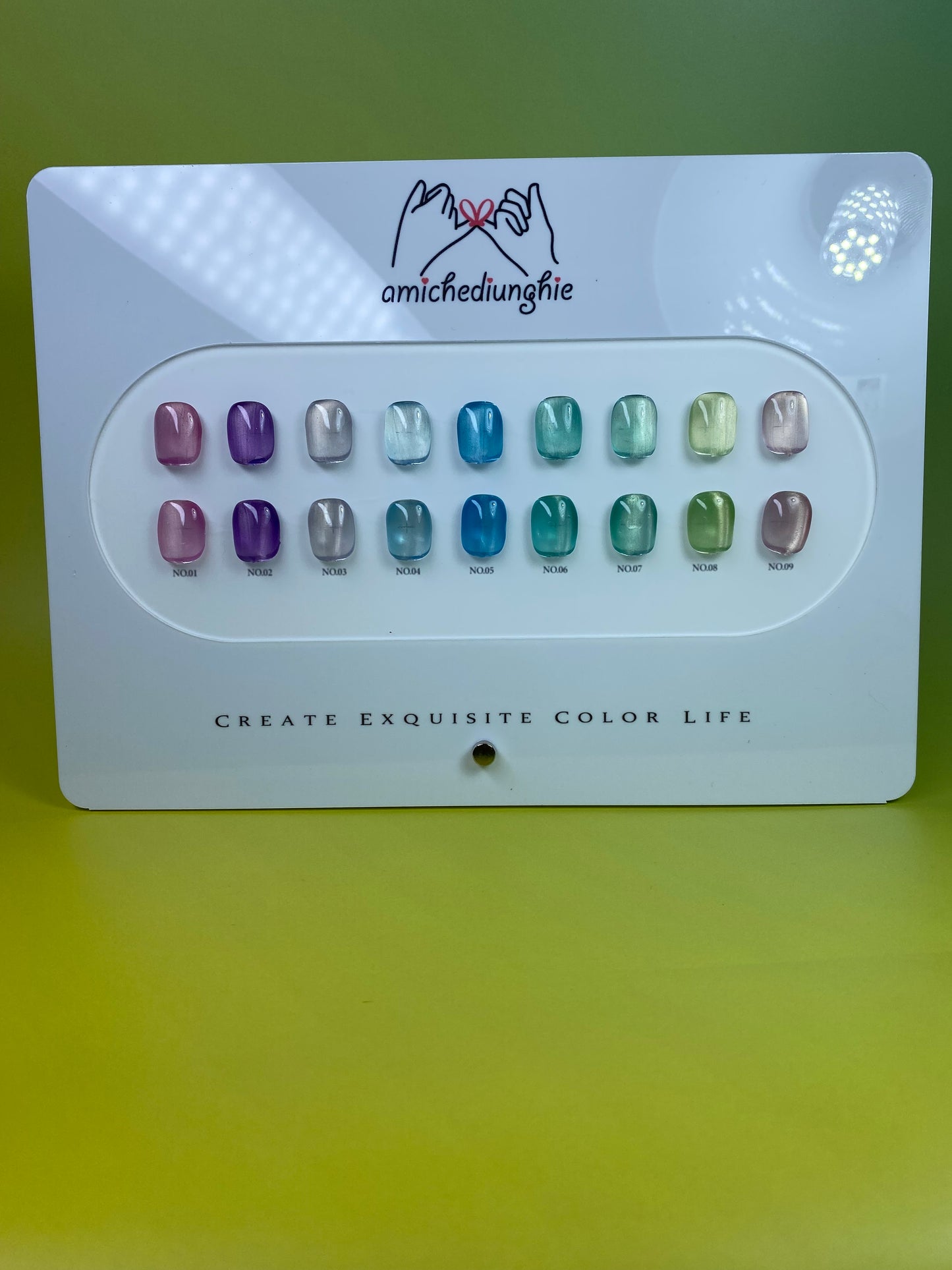 Aqua CatEye Collection gel polish magnetico 15ml - 9 pezzi