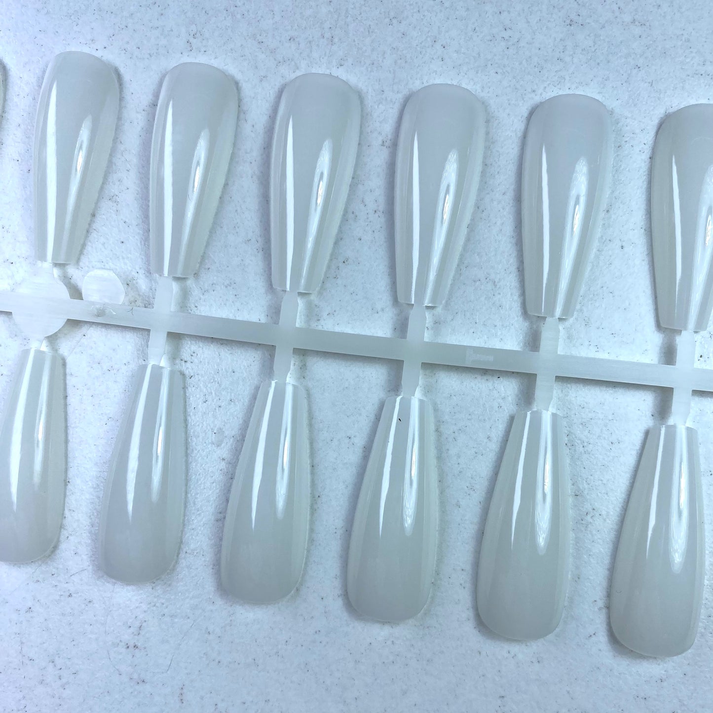 Tip coffin media natural per esercizi Nailart ed esposizione 24pz x 5 file