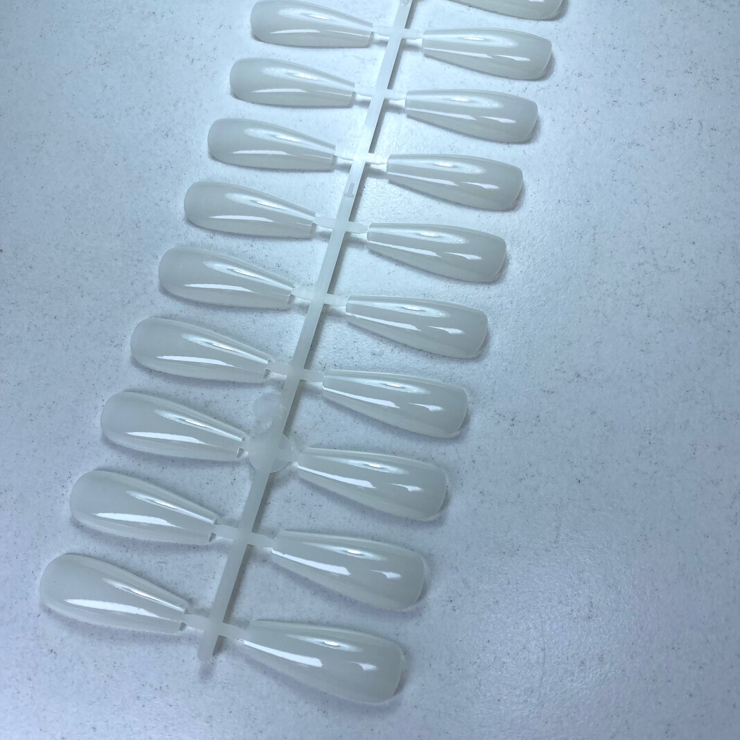 Tip coffin media natural per esercizi Nailart ed esposizione 24pz x 5 file