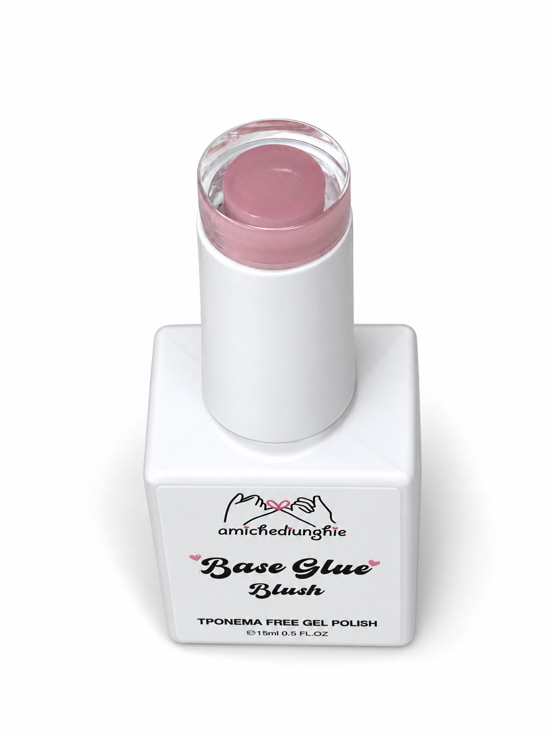 Base Glue Gel Colorata Blush | Unghie Naturali e Total Cover Tip 15ml