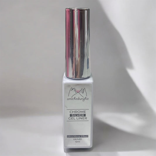 Chrome Silver Gel liner